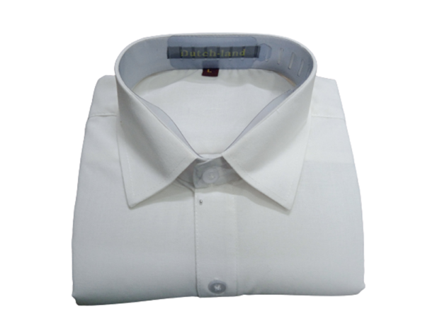 Dutch-Land Men's Formal Shirt (White) - Image 4