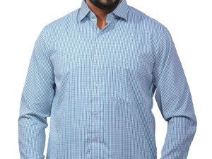 Dutch-Land Men's Casual & Formal Shirt - Checks (Green & Black)