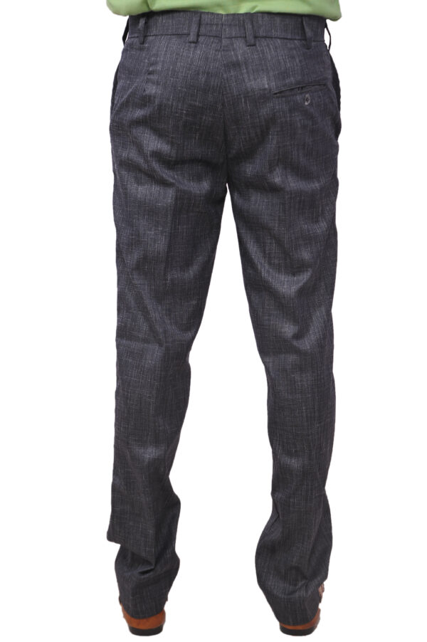 Louise Kollars  Regular Fit Men Grey Polycotton Trousers - Image 3