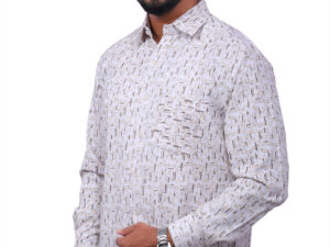 Dutch-Land Men's Casual Shirt (Brownish Yellow)