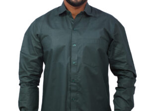 Louise Kollars Men's Casual Shirt 100% Paper Cotton (Dark Grey)