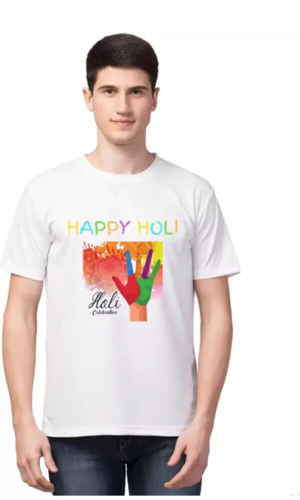 HOLI SPECIAL WHITE T-SHIRT - Image 3