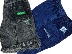 STRETCHY DENIM SHORT- BLUE