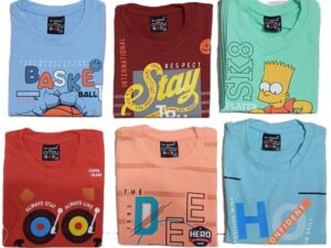 CRAZY BOYS BASIC SLUB PRINTED L.S TOP