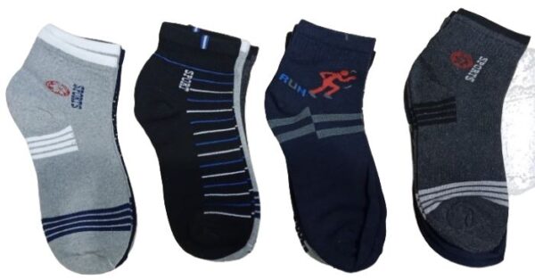 MEN PACK OF 12  ANKLE LENGTH SOCKS