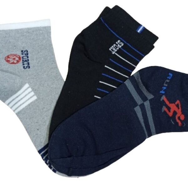 MEN PACK OF 12  ANKLE LENGTH SOCKS - Image 3