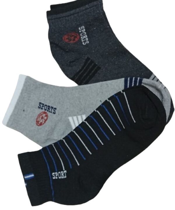 MEN PACK OF 12  ANKLE LENGTH SOCKS - Image 2